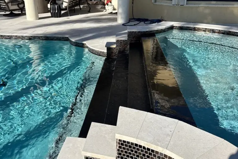 Remodeled Custom Spa Spillway