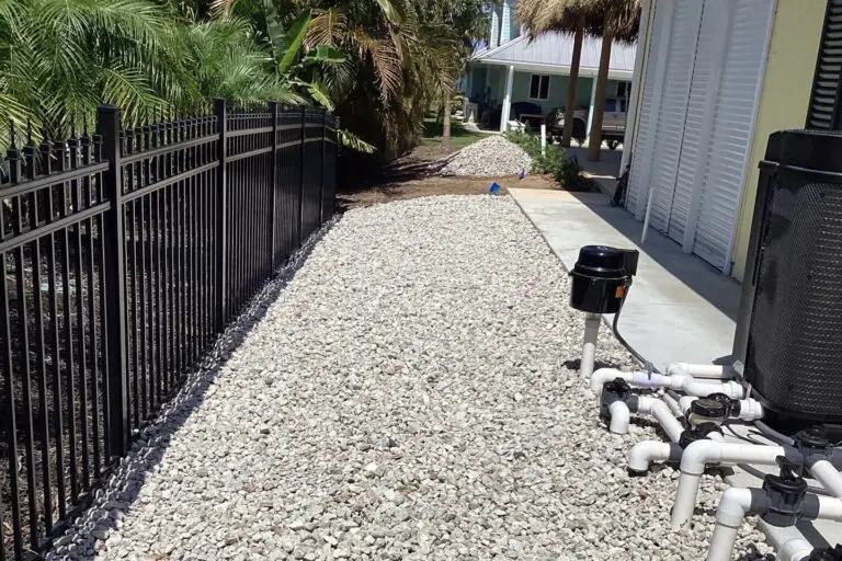 Gravel Path to Backyard